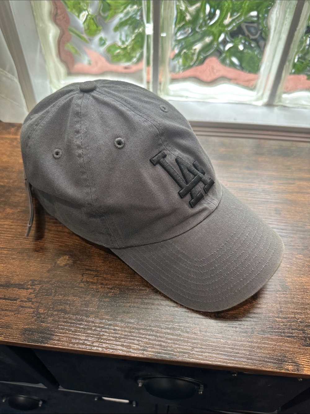 47 Brand LA Dodgers Vintage Gray Washed Baseball Dad Cap